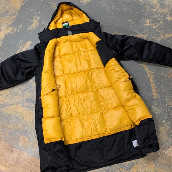 nike yellow parka